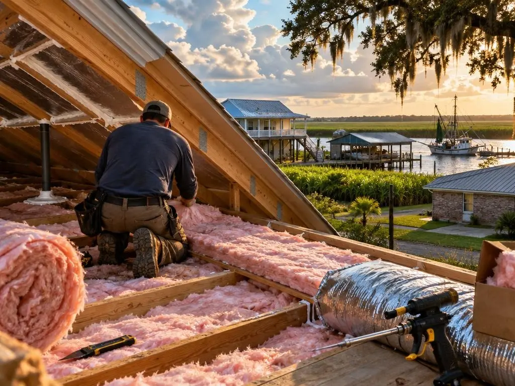 Attic Insulation & Air Sealing in Houma, LA